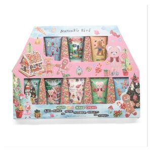 Heathcote & Ivory Nathalie Lete Holiday House of Hand Cream Set. 8 1 oz bottles!